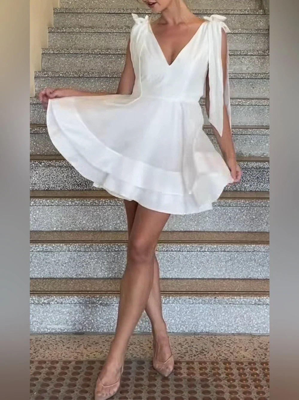 Elliatt | Dresses | New Elliatt Kalani Bow Shoulder Fit Flare Ivory Minidress Sz L | Poshmark Elliatt | Dresses | New Elliatt Kalani Bow Shoulder Fit Flare Ivory Minidress Sz L | Poshmark
